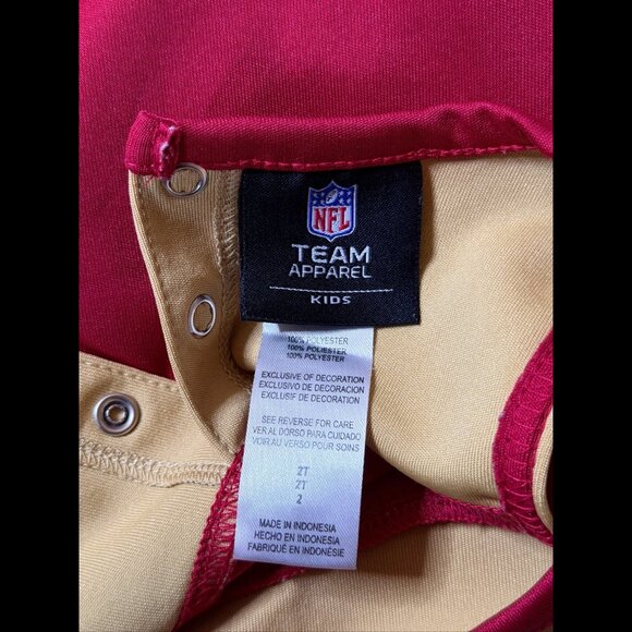 San Francisco 49ers 2T Girls Outerstuff Scarlet Spirit Red Cheerleader Top NFL - Picture 6 of 6